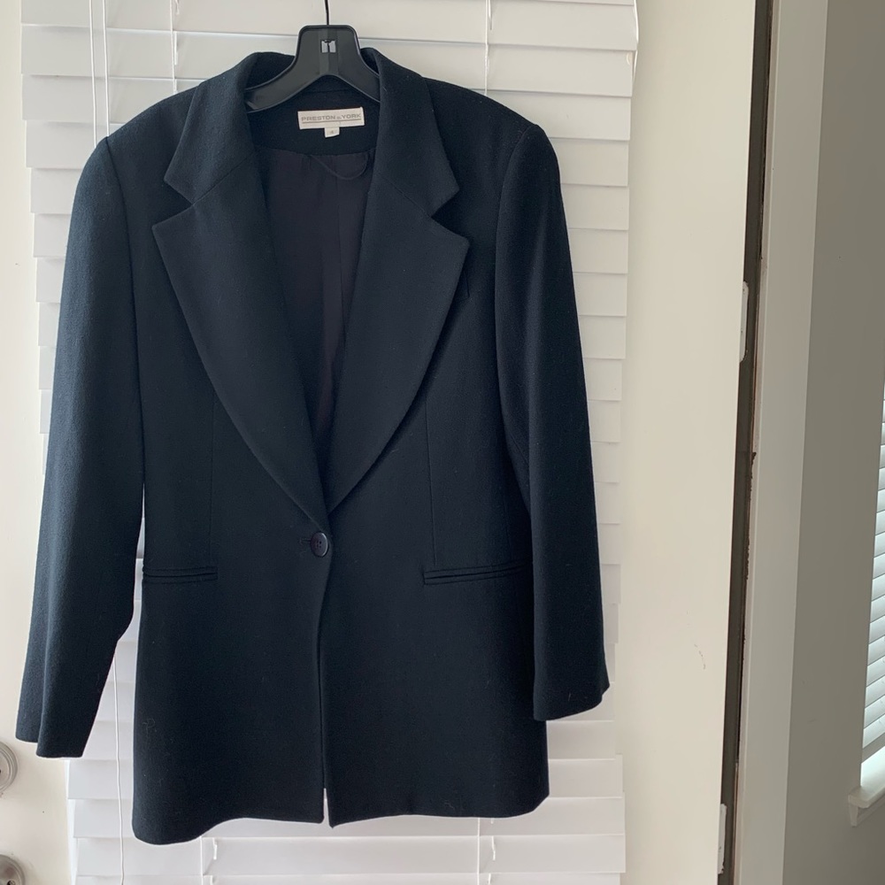 Preston & York 100% wool blazer